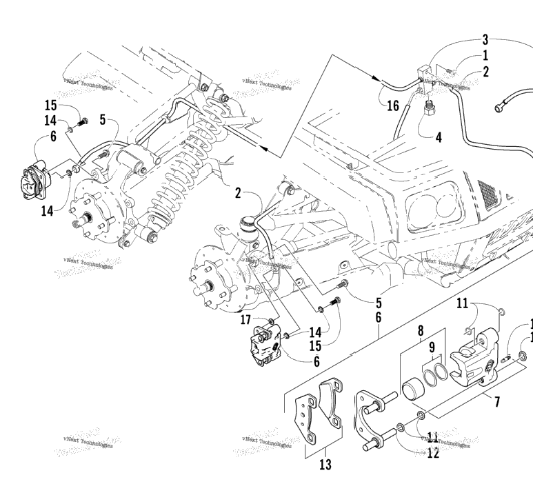 Hydraulic Brake Assembly