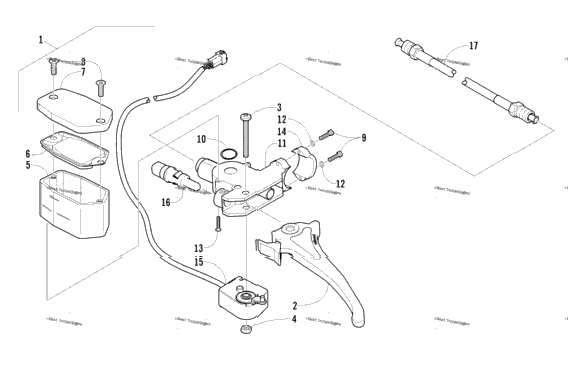 Hydraulic Brake Control Assembly