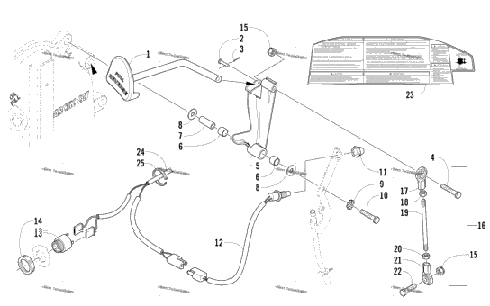 Reverse Shift Lever Assembly