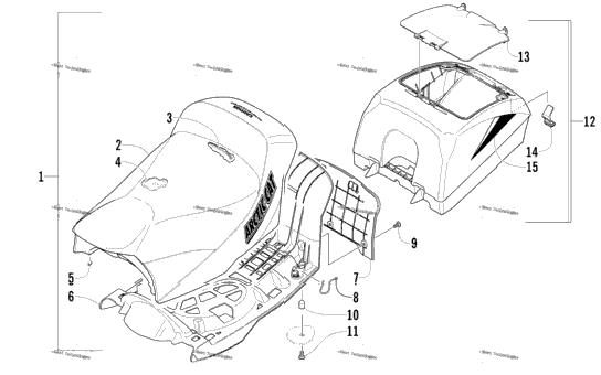 Seat And Storage Box Assembly
