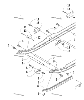 Slide Rail And Track Assembly