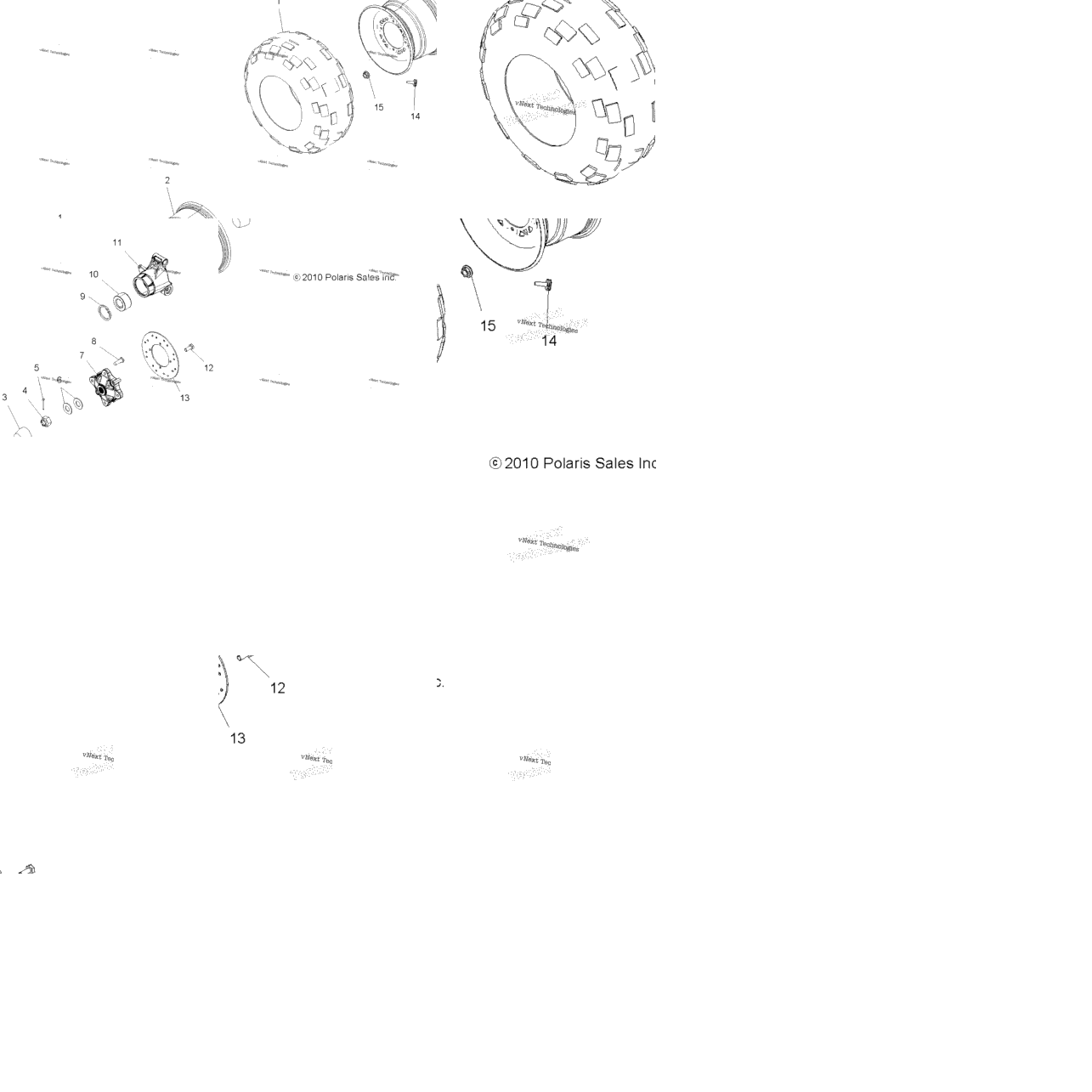 Wheels, Rear Tire & Brake Disc