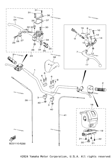 Steering Handle & Cable