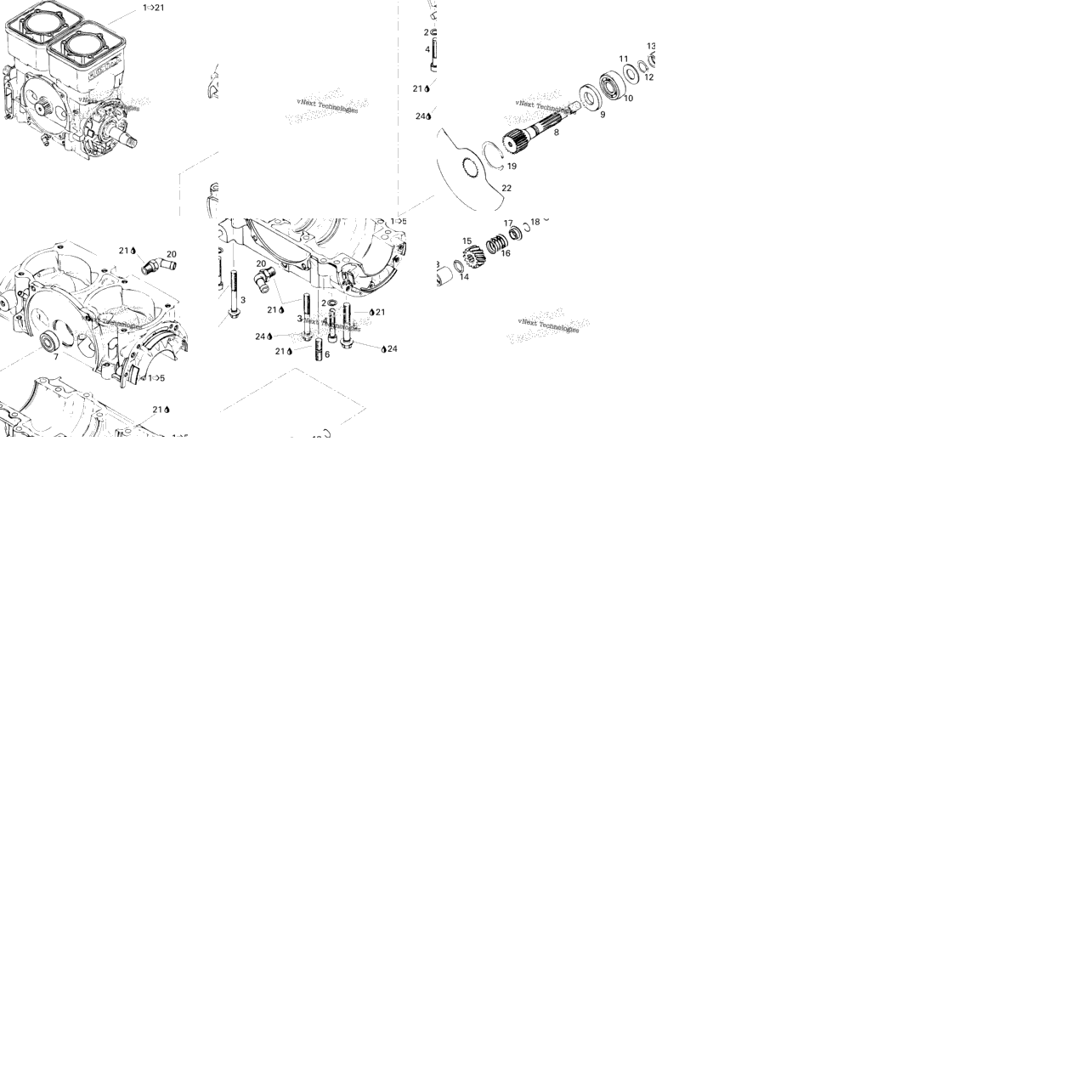 Crankcase And Rotary Valve