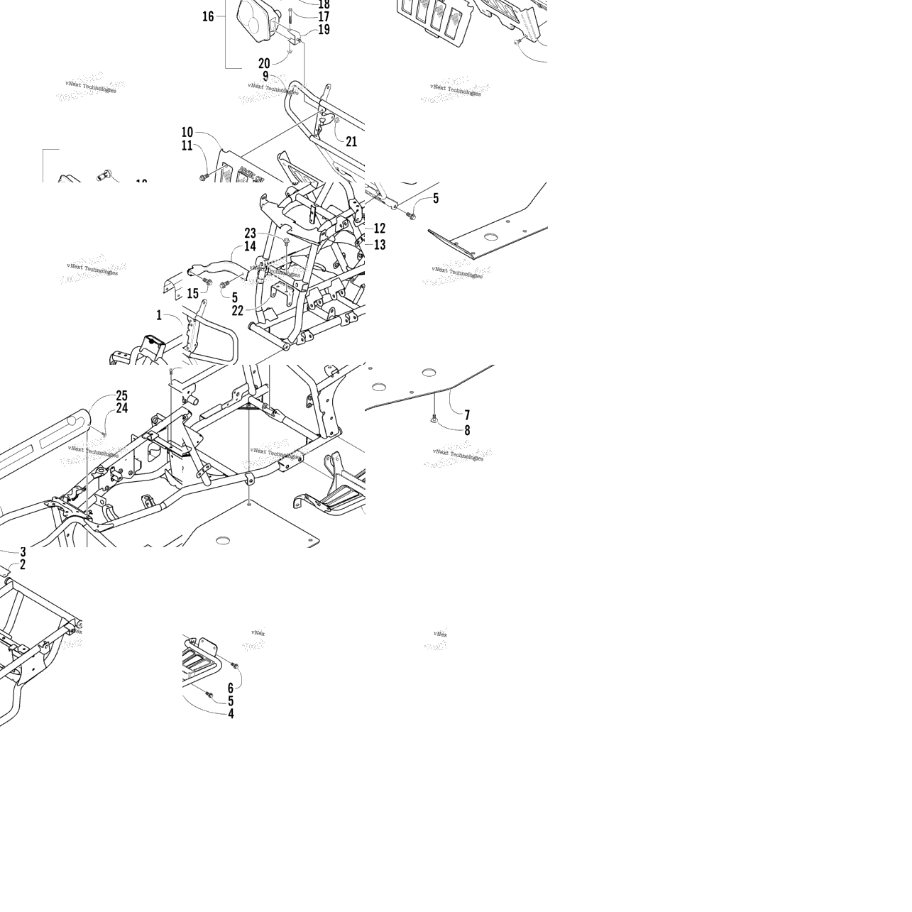 Frame And Related Parts