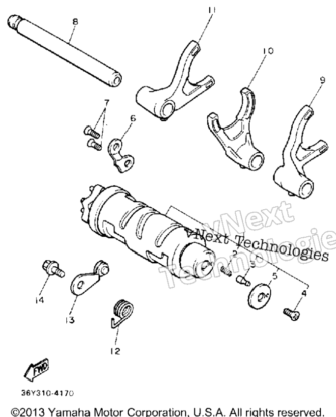 Shift Cam Fork