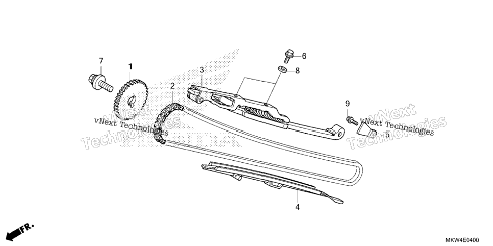 Cam Chain@Tensioner
