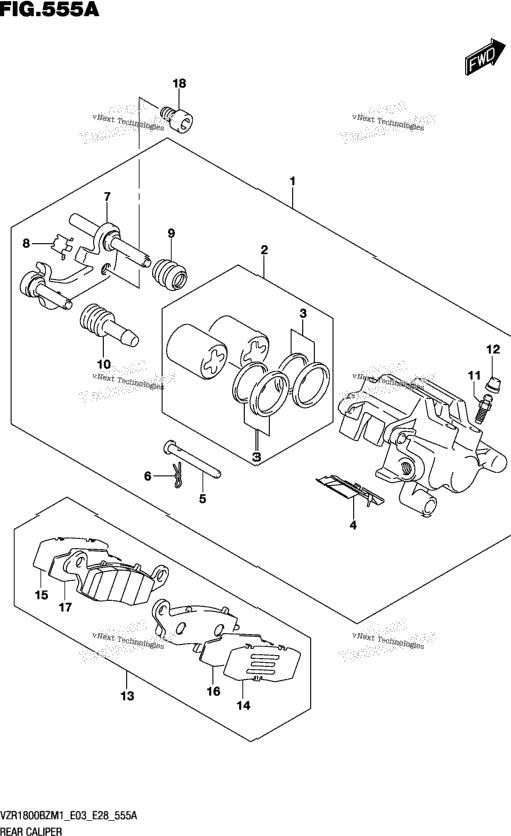 Rear Caliper