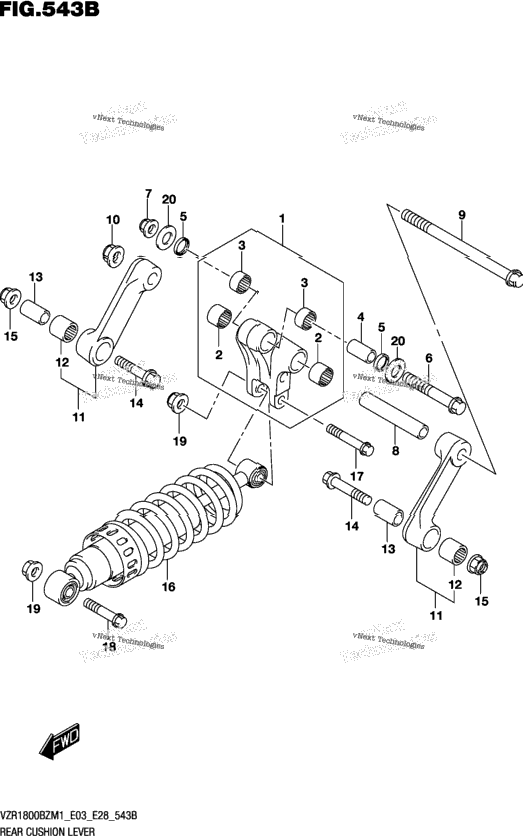 Rear Cushion Lever