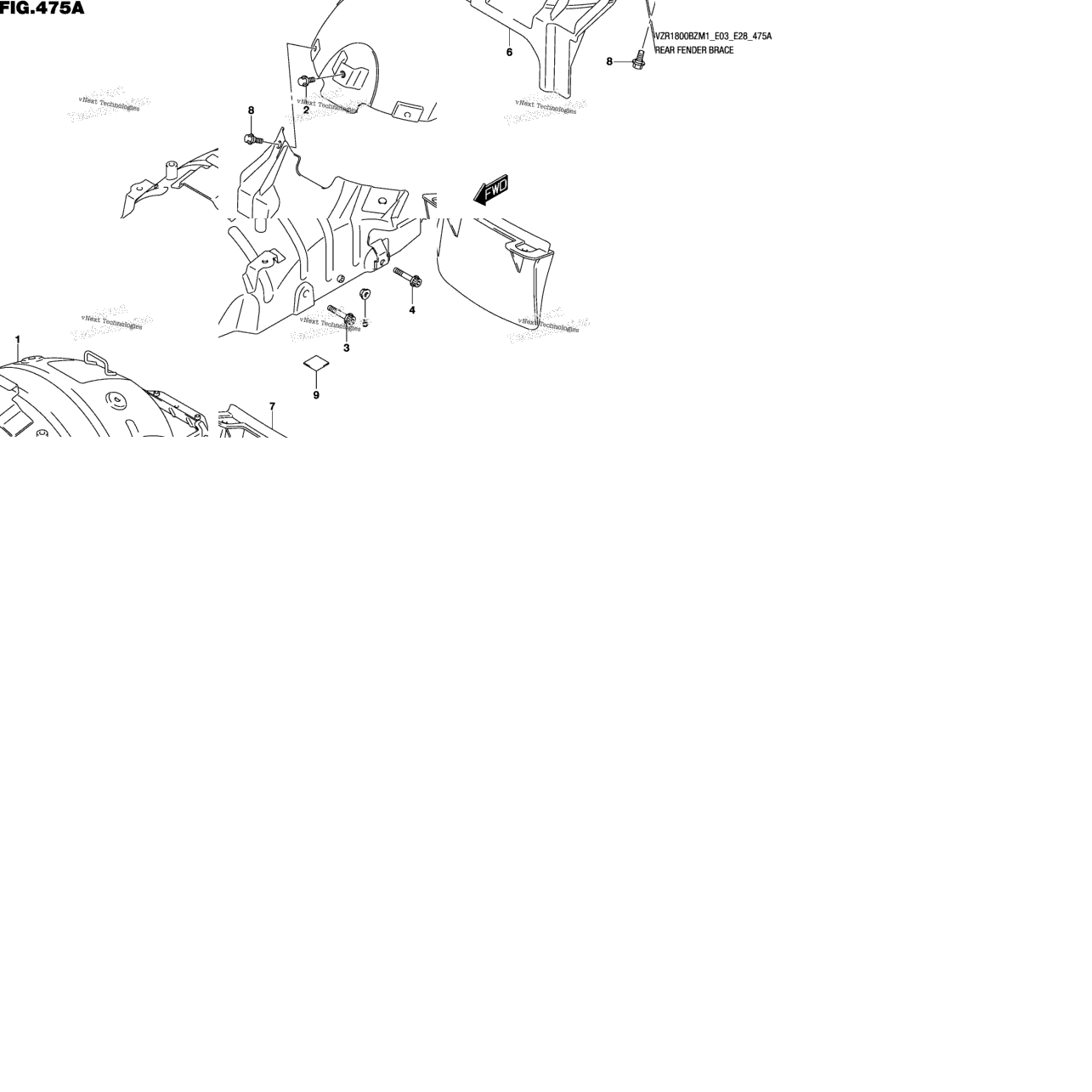 Rear Fender Brace
