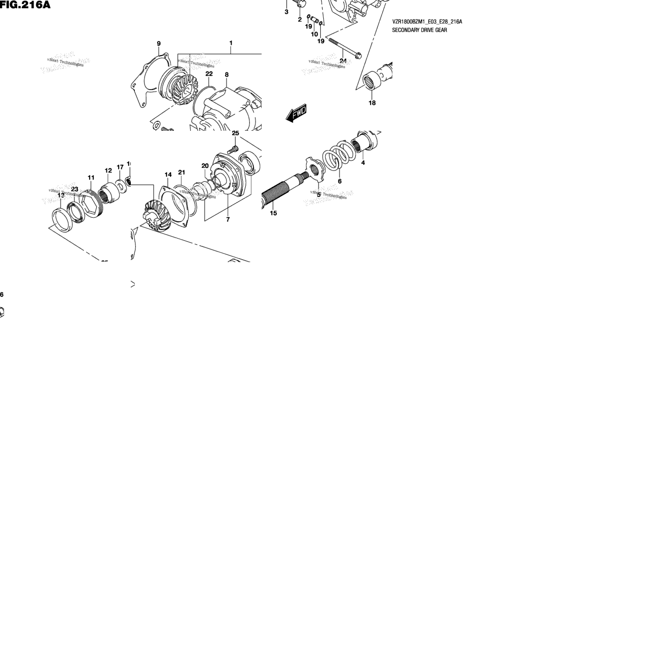 Secondary Drive Gear