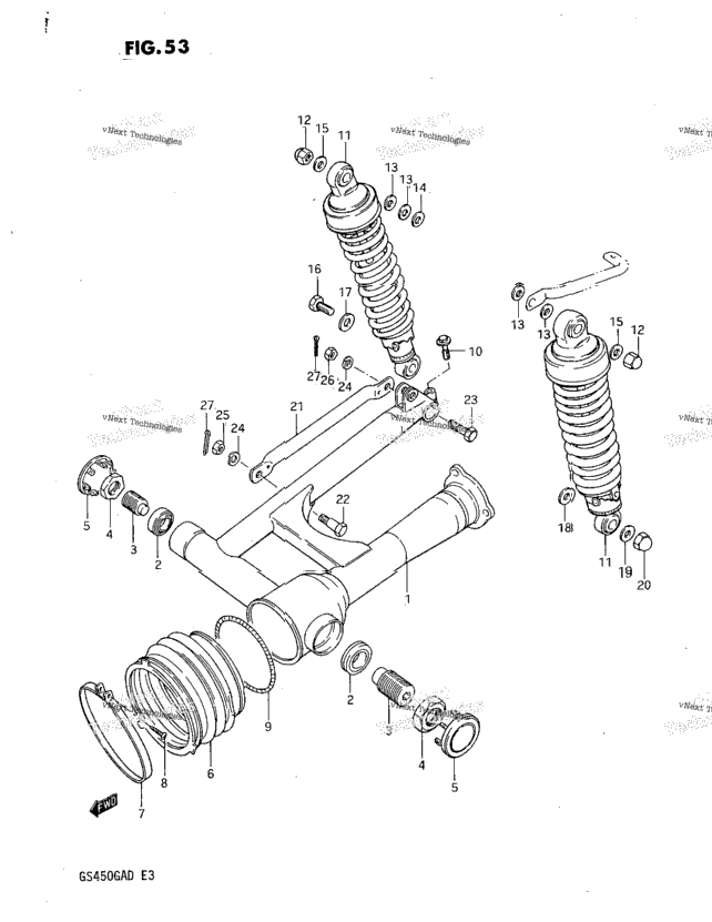 Rear Swinging Arm