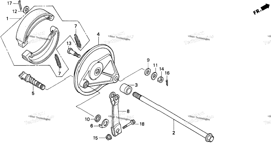 Rear Brake Panel
