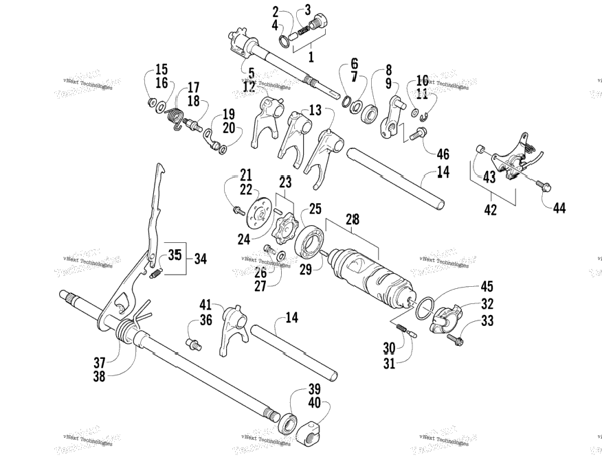 Gear Shifting Assembly