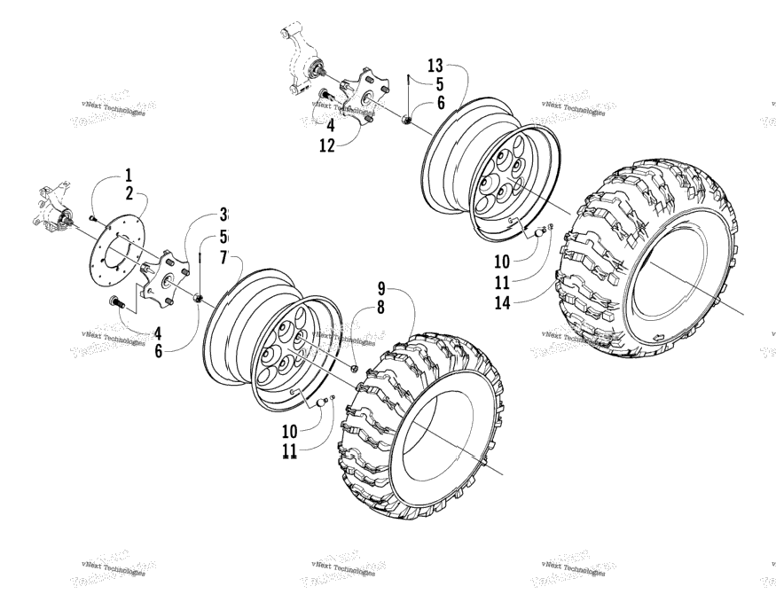 Wheel And Tire Assembly