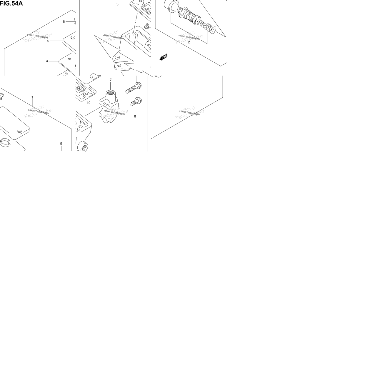 Front Master Cylinder (Gsf1200k1/K2/K3)