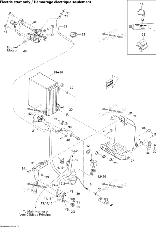 Battery And Starter