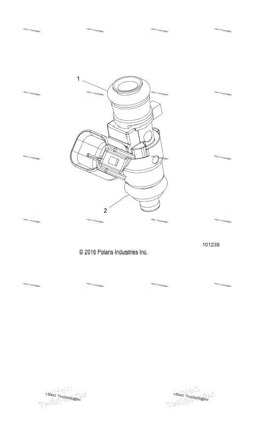 Engine, Fuel Injector 2521068 Orings