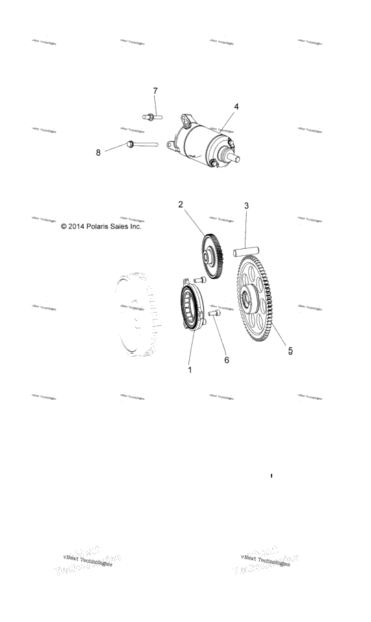 Engine, Starter Drive