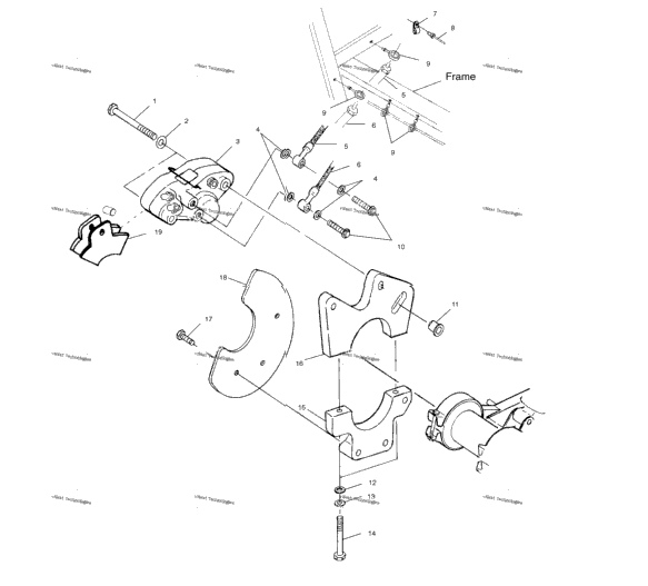 Rear Caliper Mounting A01aa32aa