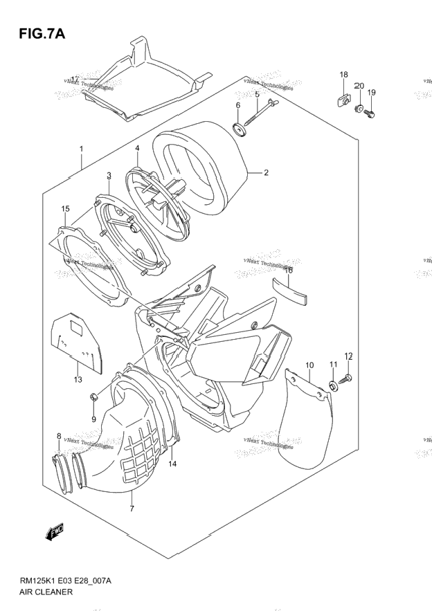 Air Cleaner (Model K4/K5/K6)