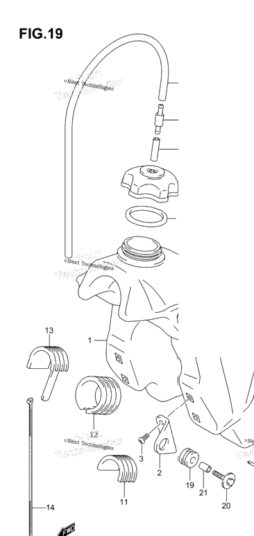 Fuel Tank (Model K1/K2/K3)