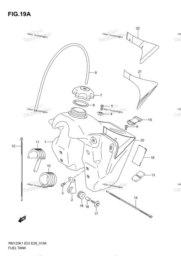 Fuel Tank (Model K4/K5/K6)