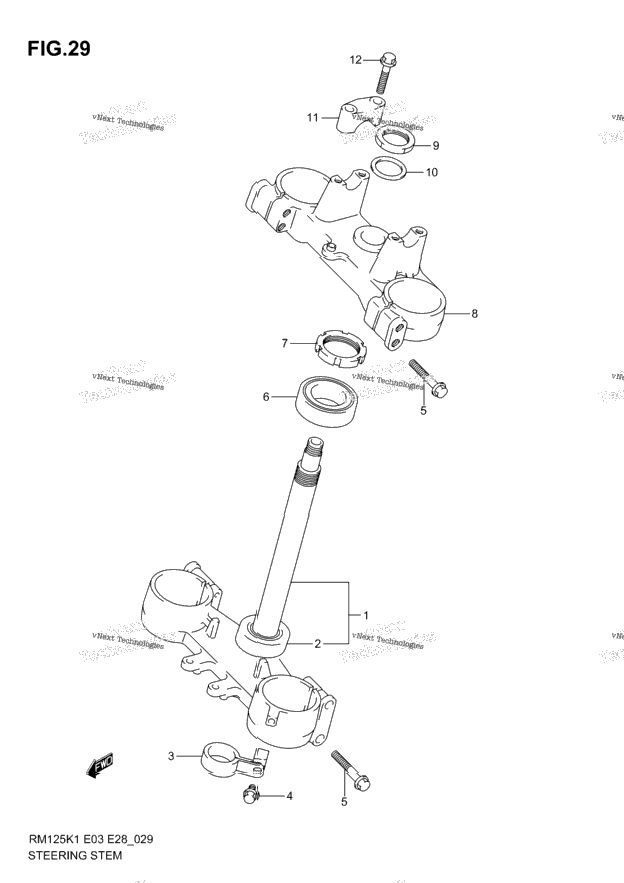 Steering Stem (Model K1)