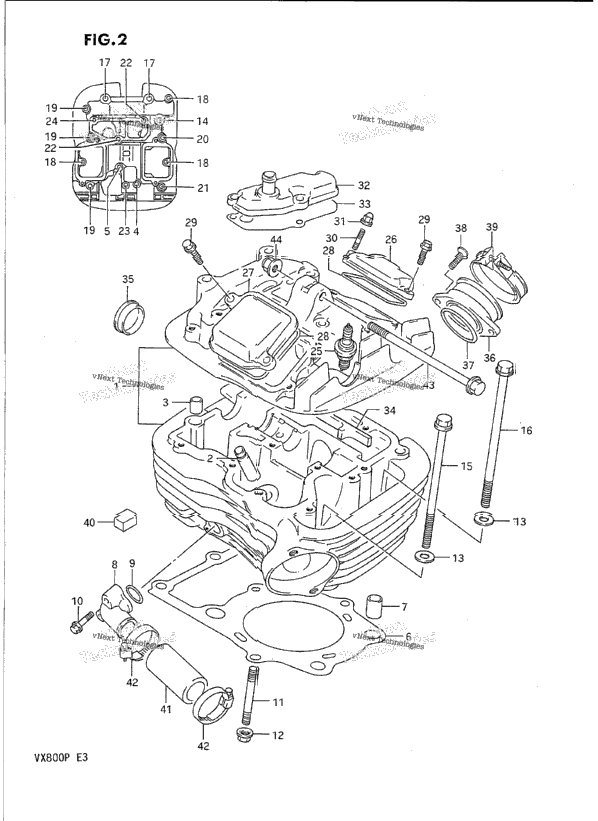 Cylinder Head (Rear)