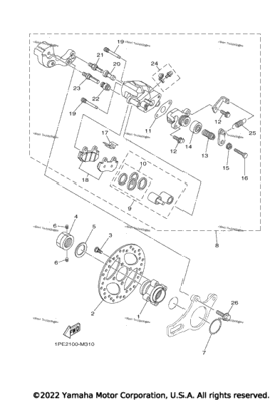 Rear Brake Caliper