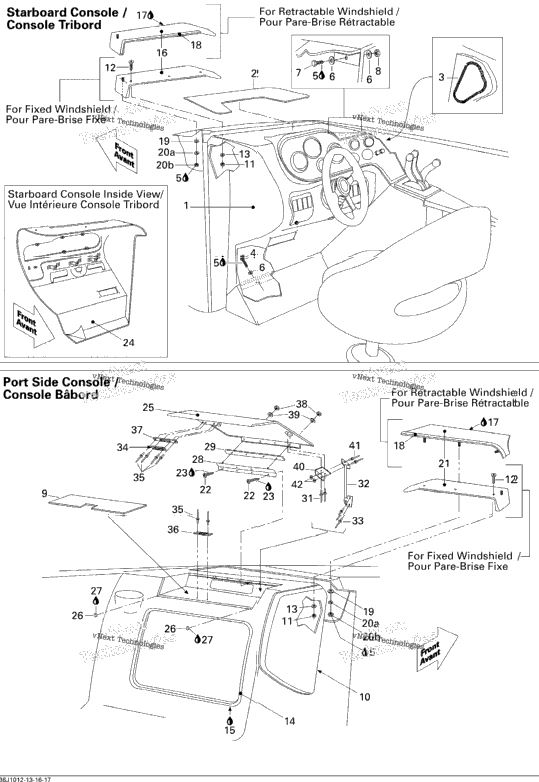 Front Console And Glove Box