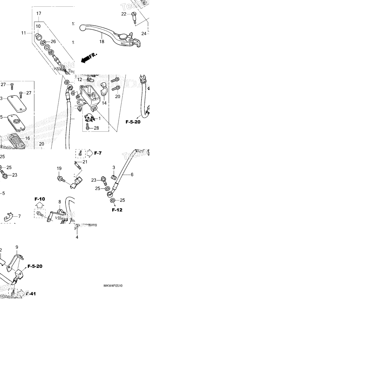 Front Brake Master Cylinder