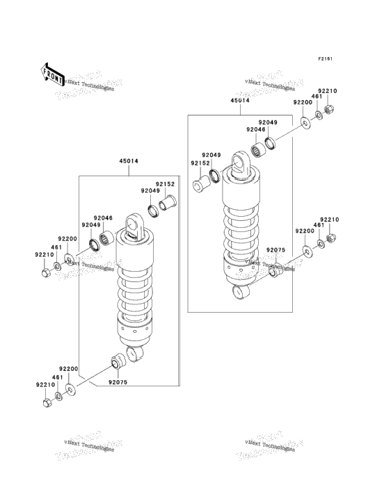 Suspension/Shock Absorber (A1/A2)