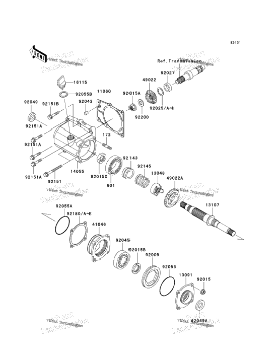 Front Bevel Gear