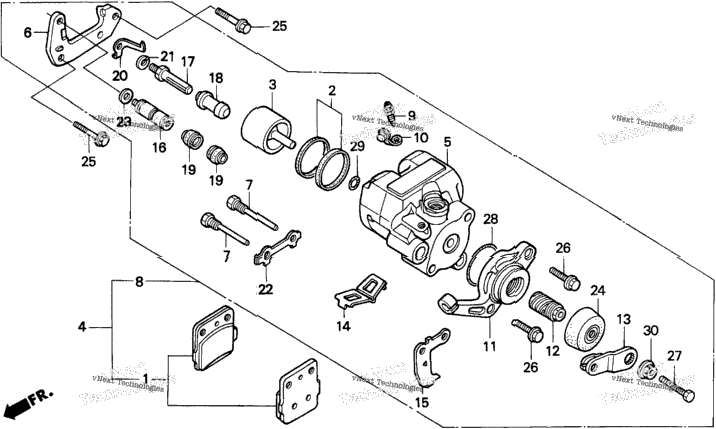 Rear Brake Caliper