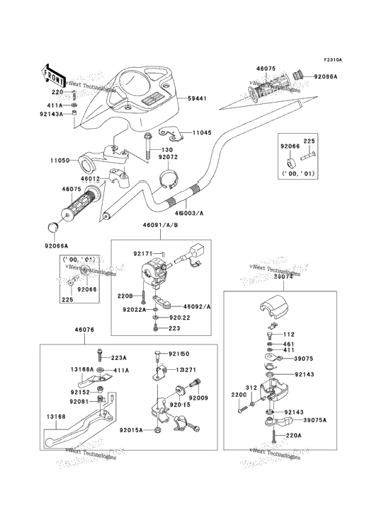 Handlebar (A2/A3/A4)