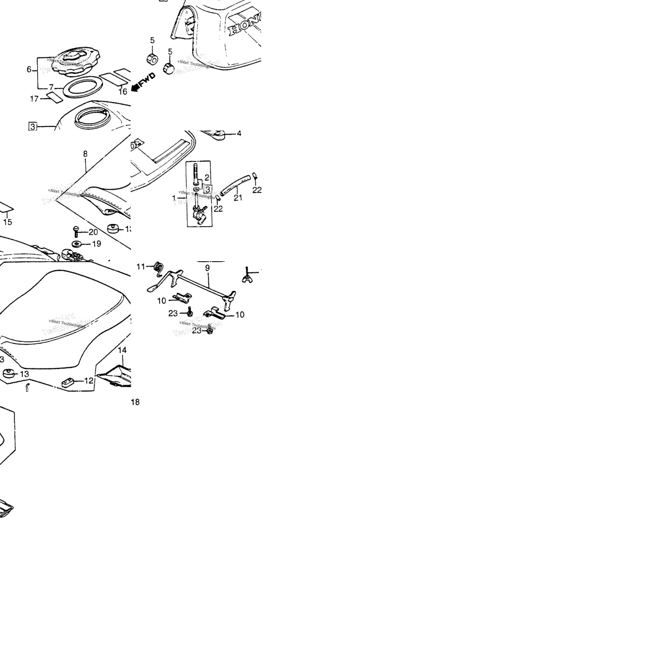 Fuel Tank + Seat