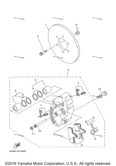 Rear Brake Caliper