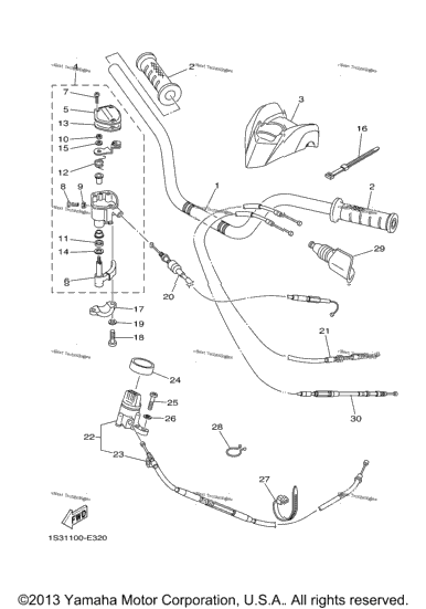 Steering Handle Cable