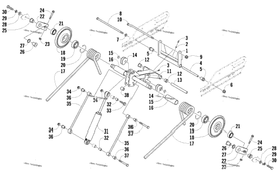 Rear Suspension Rear Arm Assembly