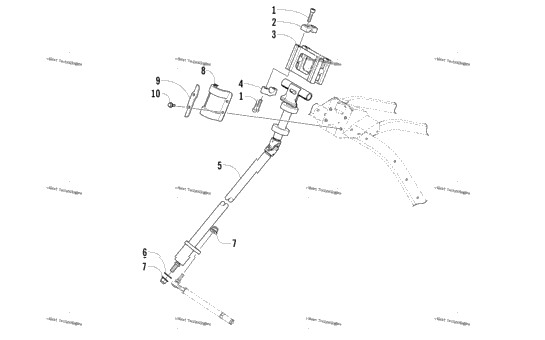 Steering Post Assembly