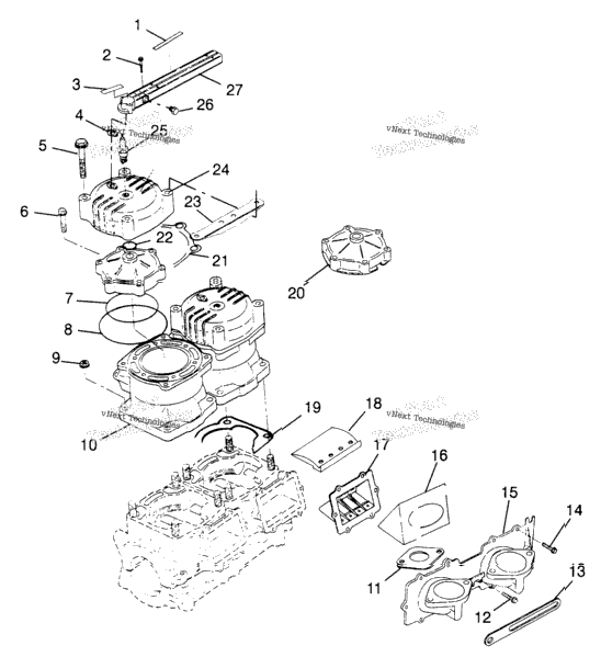 Cylinder & Manifold Hurricane B974473 & Intl. Hurricane
