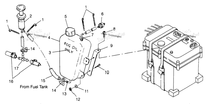 Engine Fogging System Intl. Hurricane (4941044104B013)