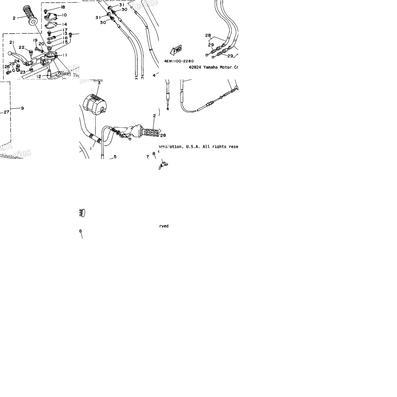Steering Handle - Cable