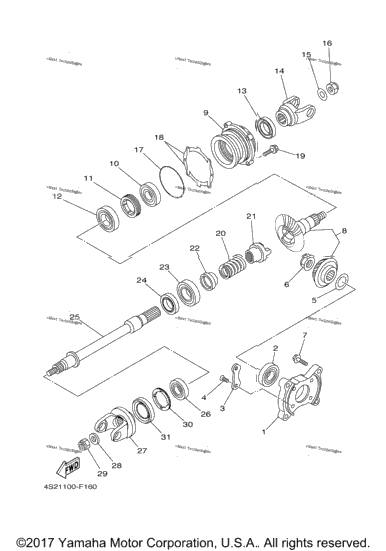 Middle Drive Gear