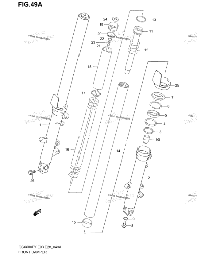 Front Damper (Model K3)