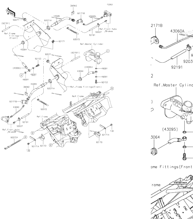 Front Brake Piping