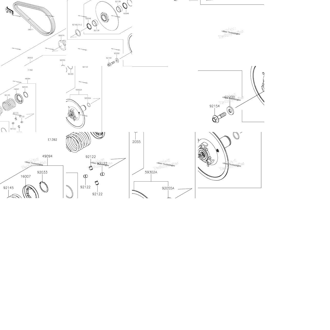 Driven Converter/Drive Belt