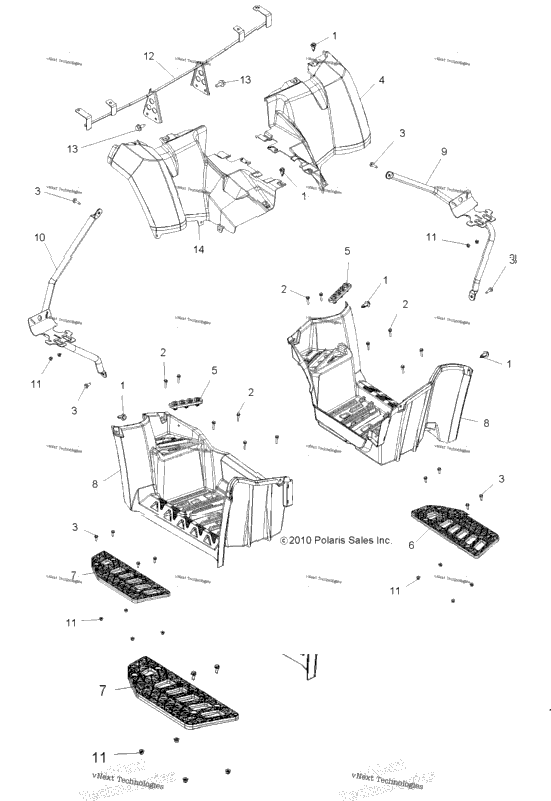 Body, Rear Cab & Footwell