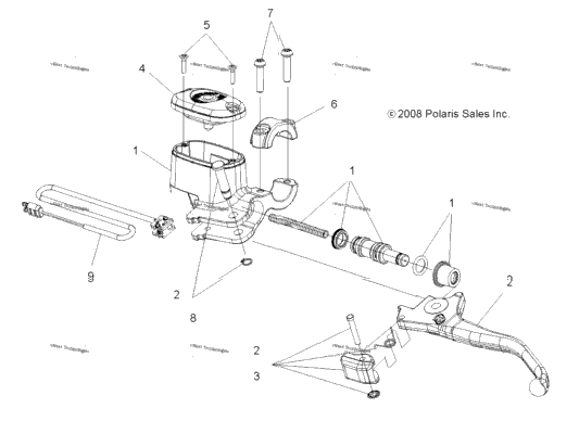 Brakes, Front Brake Lever & Master Cylinder
